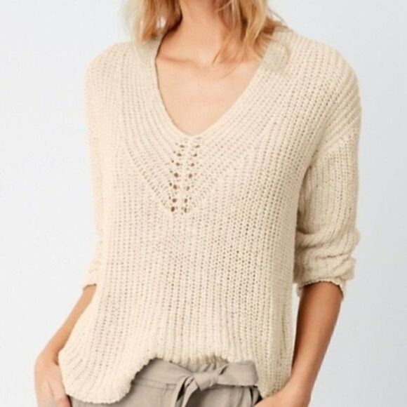 Eileen Fisher Oversized Organic Cotton Loose Sweater - Picture 1 of 6